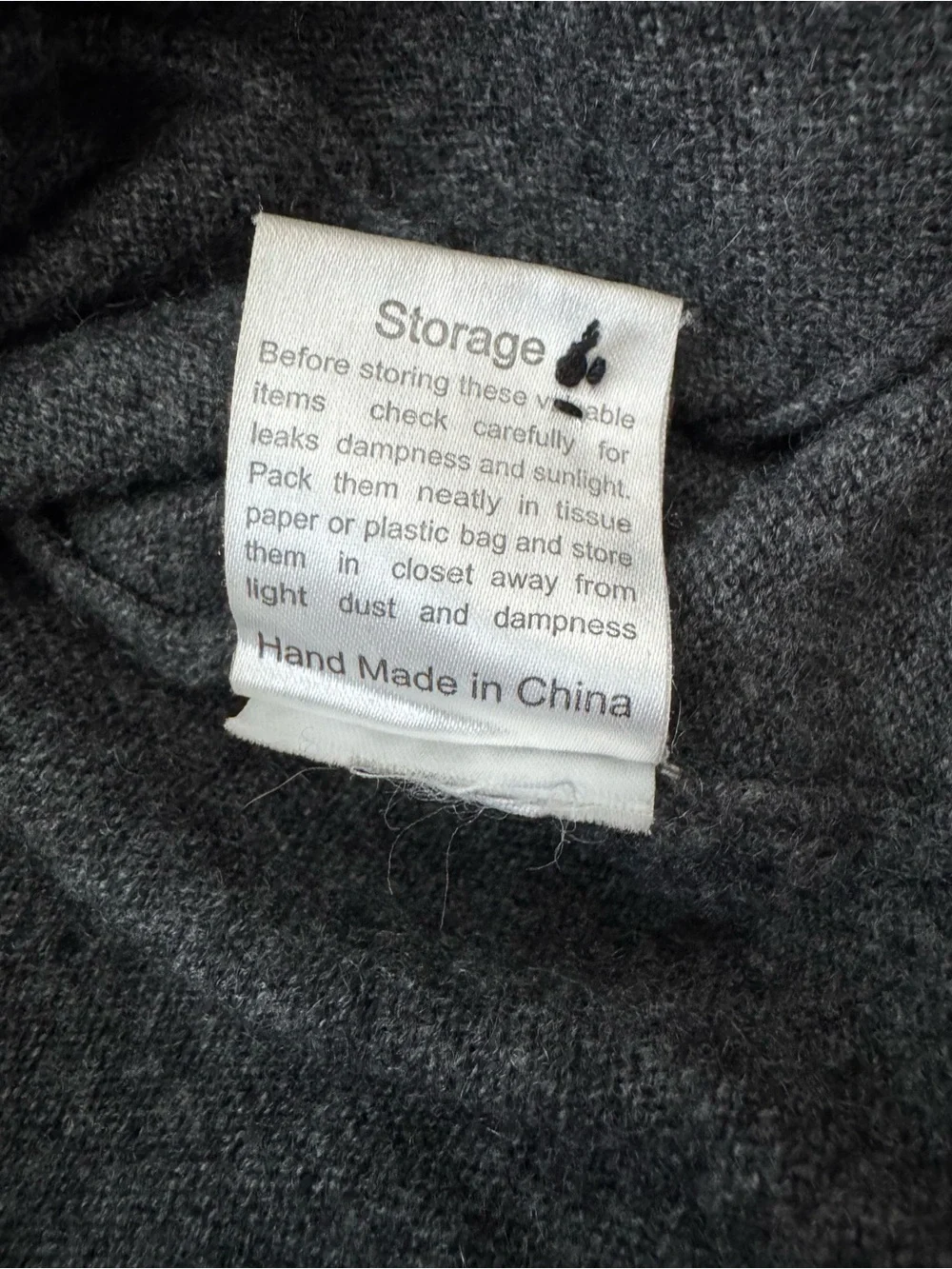 Cashmere Boutique 100% Cashmere Cardigan Sweater Men’s M Gray Button Front